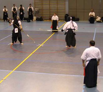 Naginata Kampfsport: Einzelwettkampf