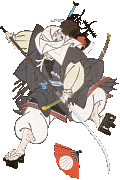Benkei mit Naginata